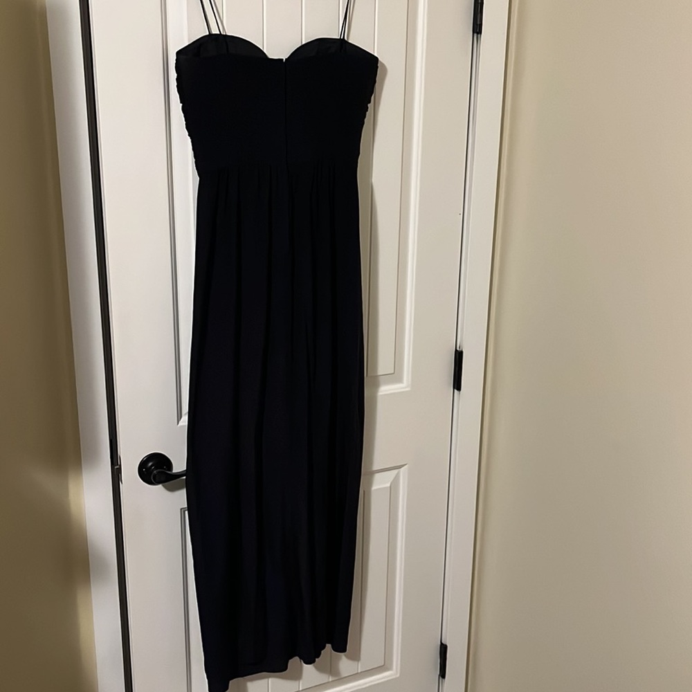 Vintage 100% Silk Black Sweetheart w/Straps Dress Size 10 more like a Size 6 - Picture 5 of 7